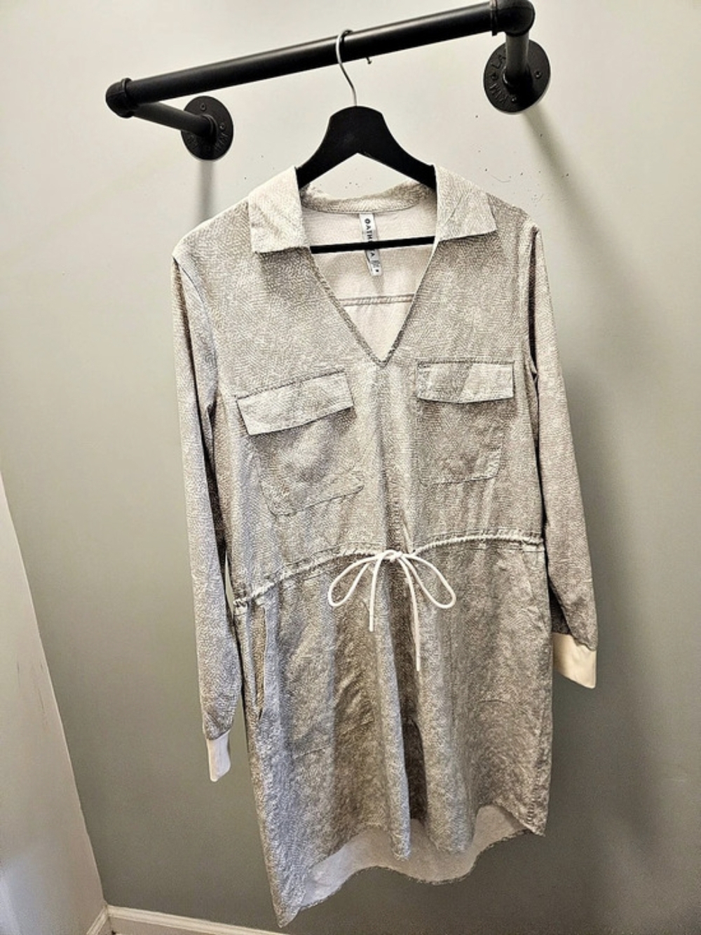 Athleta Zuma Printed Shirt Dress